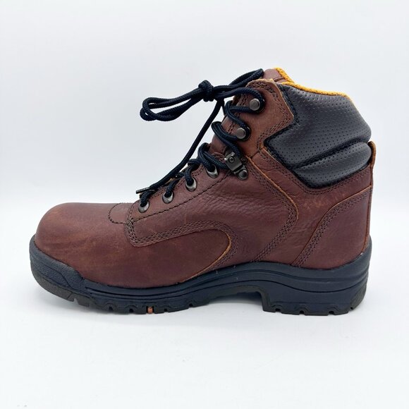 Timberland Pro Womens Titan 6" Alloy Toe Waterproof Work Boots Size 9 W Brown - Picture 4 of 9